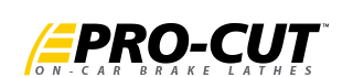 Pro-Cut On-car Brake Lathes
